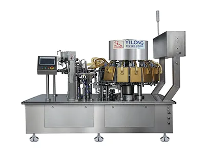 ماكينة تعبئة أكياس جاهزة فاكيوم دوارة ذات سرعة عالية 